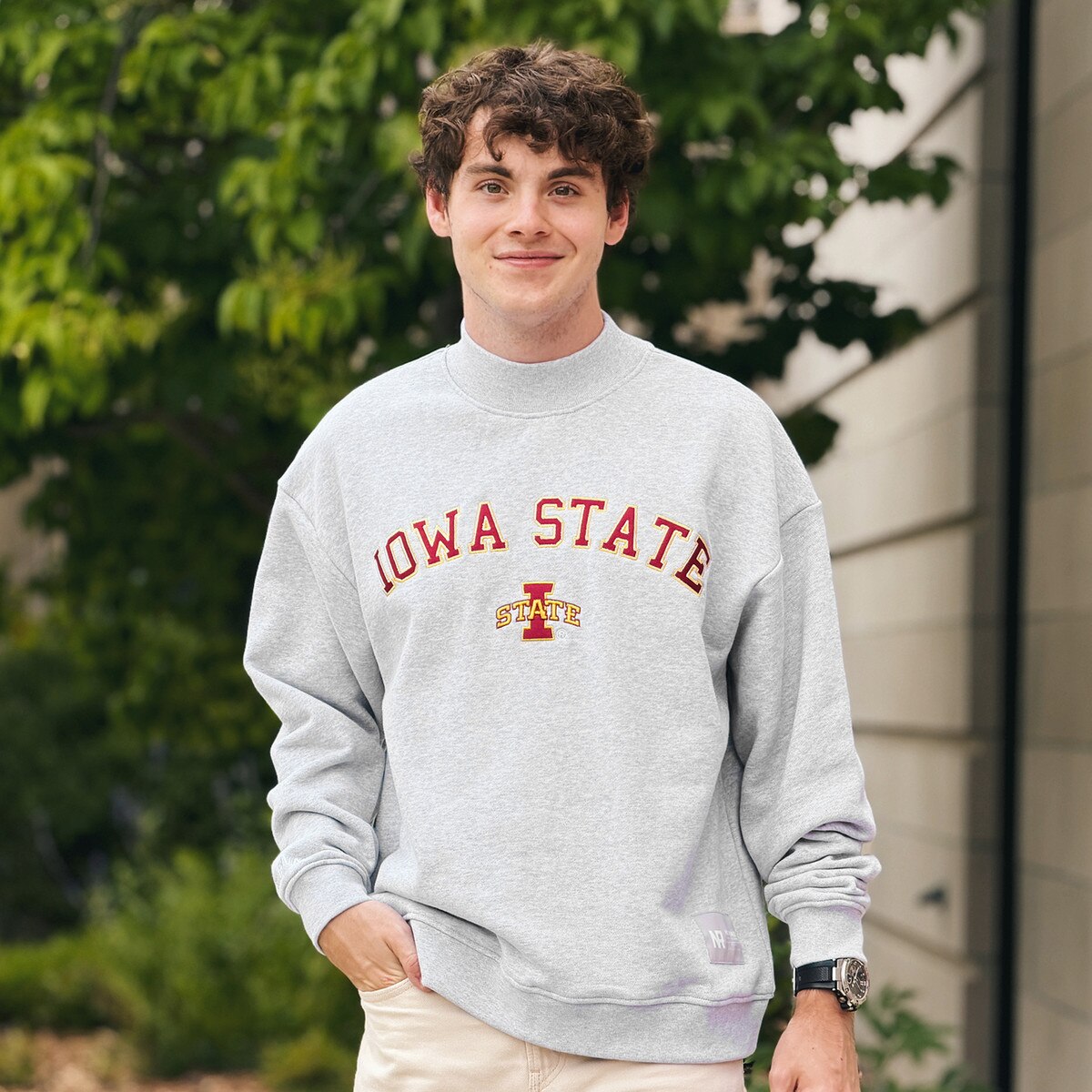 No Rivals I-State Gray Mockneck